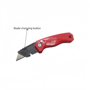 Juego de 3 Cuchillos Plegables Multiusos con Cuchillas Reemplazables SK5, Mango de Metal Resistente, Kit de Cortador de Cajas para el Hogar y Almacén - Product Image 5