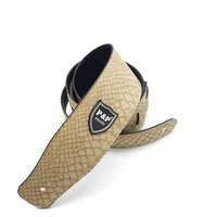 Sangle de guitare électrique en cuir PU, sangles de guitare basse, vente en gros,