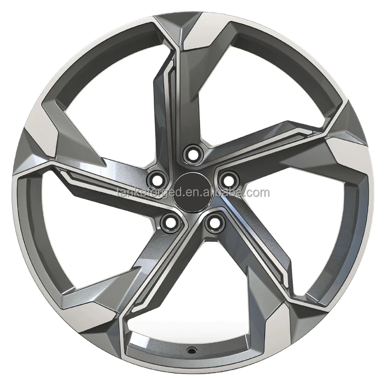 Glossy Gunmetal Machine Face