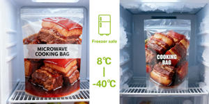 Bolsas para Calentar Pasta y Arroz Congelados, Diseñadas para Dumplings y Platos de Comida Rápida <span class=keywords><strong>Re</strong></span>-calentables, Bolsas para Microondas de Cocción Rápida - Product Image 3