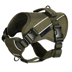 1000Dオックスフォードヘビーデューティ犬用ハーネスグラブハンドル付きぴったり犬用ベスト追加コンフォートネオプレン裏地付き - Product Image 1