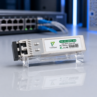 Modul SFP 10GBASE-SR SFP+ 850nm Multimode 300m DOM Duplex LC MMF SFP-10G-SR GBIC 10G Transceiver Modul SFP Kelas Industri