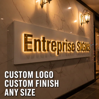 Letrero Luminoso Personalizado 3D, Logotipo Metálico, Nombre de Empresa, Letras Iluminadas 3D para Salón de Belleza