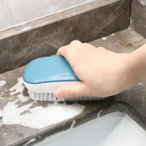 Silicone Hard Bristle Eco-Friendly Household Cleaning <b>Brush</b> for Hands Laundry Shoes Socks Kitchen & Bathroom - Product Image 3