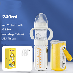 Mumlove-botella de leche caliente de 240ML, biberón de bebé funcional inteligente con USB, juego de biberón cálido de lujo único - Product Image 5