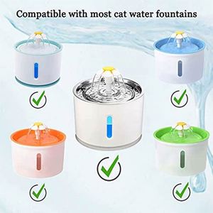 Wsy 4Pcs/Pack Pet <b>Cats</b> Activated Carbon Water Replacement Automatic <b>Cat</b> Fountain Filter - Product Image 5