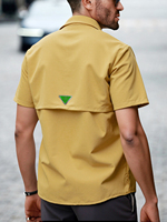 Chemise décontractée à manches courtes en twill pour homme, respirante, séchage rapide, anti-plis, idéale pour l'été, la randonnée, la chasse, les voyages, le trekking, ODM
