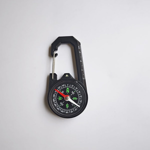 Carabiner Clip-on la bàn với con trỏ quay số không thấm nước nhỏ gọn <span class=keywords><strong>Keychain</strong></span> cho đi bộ đường dài & leo núi - Product Image 2