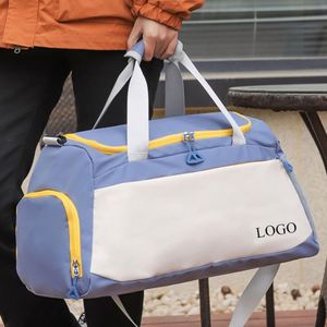 Sac de sport personnalisé avec compartiment à chaussures, sac fourre-tout pour femme, sac de voyage, sac de sport - Product Image 5