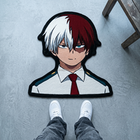 Tapis moderne à poils coupés de haute qualité, motif personnage MHA, style anime, pour chambre, salon et hôtel, en gros