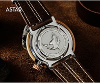 Boîtier de montre mécanique et automatique bronze pour homme, 1 pièces, personnalisé, de luxe 30atm, coussin n8, japon, nh36, avec boucles en bronze