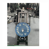 Máquina de remo con barra en T para gimnasio comercial, ejercita brazos, piernas, espalda y pecho, inclinación ajustable, palanca, construcción de acero duradera