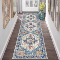 Soft Comfortable Modern Runner Rug Skin Friendly Hypoallergenic Lightweight Hallway Carpet Non Skid Washable Entryway Mat