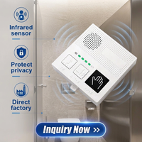 Machine à capteur sonore pour toilettes, eau courante avec chants d'oiseaux pour l'intimité