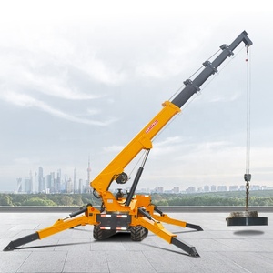 מנוף זחלילי מיני על מסילות, מנוף טלסקופי נייד לשימוש פנימי וחיצוני, <span class=keywords><strong>3</strong></span> טון, 5 טון, 8 טון, מנוף עכביש טלסקופי חשמלי - Product Image 2