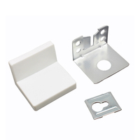 Meilleur prix 90 degrés en forme de L support d'angle en plastique réglable suspendu à Angle droit connecteur de meubles et Support d'étagère