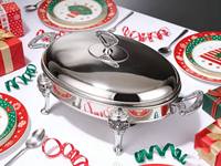 Ensemble de buffet chauffant, comprenant un ensemble de buffet chauffant durable, une marmite isolante pour les buffets et un ensemble de buffet chauffant rond.