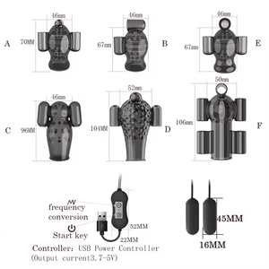 Vibrateur puissant pour gland, manchon d'entraînement pour pénis masculin, jouets sexuels pour hommes, manchon pour pénis, retardateur d'éjaculation, masturbation masculine, 20 vitesses - Product Image 3