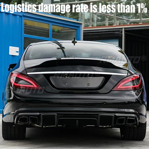 สปอยเลอร์หลังคาร์บอนไฟเบอร์ทรง R สำหรับ Mercedes-Benz CLS W218 รุ่น CLS350 CLS500 ปี 2011-2015 - Product Image 2