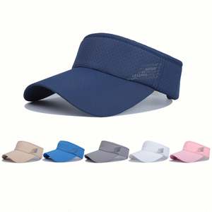 Casquette de sport réglable en polyester 100 % ISO pour activités de plein air, tennis, golf, avec visière pare-soleil et séchage rapide - Product Image 1