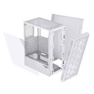 Lovingcool Best-seller Boîtier de jeu pour ordinateur PC tour complète ATX MATX Mini ITX blanc avec panneau latéral en verre trempé - Product Image 4