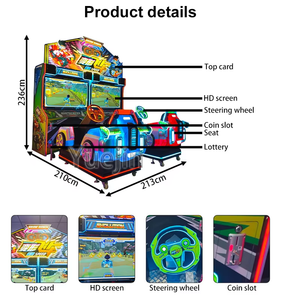 Máquina <span class=keywords><strong>de</strong></span> Arcade Simuladora <span class=keywords><strong>de</strong></span> Conducción para Niños y Adultos - Product Image 3