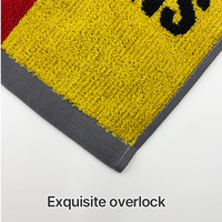 Serviette de plage de football 4 étoiles en coton durable, sans sable, séchage rapide, souvenir de supporter, vente en gros Allemagne