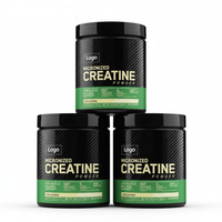 Creatina Monohidrato en Polvo de Grado Alimenticio 99% Ultra Pura, 80/200 Mesh, Personalizable, Frasco de 300g, Pre-Entrenamiento, Nutrición Deportiva, Suministro a Granel OEM