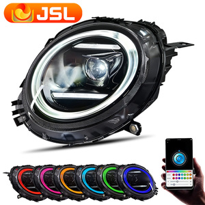 Fari JSL per BMW <span class=keywords><strong>MINI</strong></span> Cooper <span class=keywords><strong>Clubman</strong></span> 2007-2013 R55 R56 R57 R58 R59, Aggiornamento LED Dinamico RGB Colorato DRL - Product Image 1