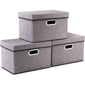 Free customization High Quality Home Organizer Foldable Clothing Non Woven Fabric Cube Storage Box