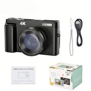 Cámara Digital para Niños de 48MP con Pantalla IPS Giratoria de 3.0 Pulgadas, Video 4K, Gran Angular de 180°, Mini Portátil, Material ABS, Educativa - Product Image 1