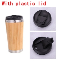 Botol minum termos kayu stainless steel berinsulasi khusus dengan infuser teh dari bambu