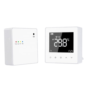 Thermostat intelligent programmable hebdomadaire pour chaudière à gaz et chauffage au sol, contrôlable par application Wi-Fi, compatible Alexa et Google Home (commande vocale) - Product Image 1