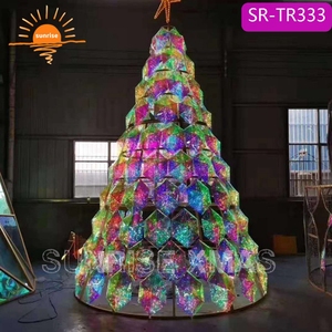Marco Artificial gigante de árbol de <span class=keywords><strong>Navidad</strong></span>, decoración de 6 metros, marco de acero de Amanecer de Metal y luz LED, árbol de <span class=keywords><strong>Navidad</strong></span> grande CN;ZHE - Product Image 2