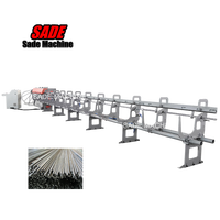 Machine de redressement et de coupe de fil à grande vitesse SADE, contrôle PLC + écran tactile, 130 m/min, 7,5 kW, facile à utiliser, pour la construction, 3-12 mm