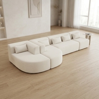 Canapé modulaire Jiabaijia à rebond élevé et épongeux, compressé sous vide, moderne, pour atelier et chambre