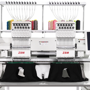 Wholesale Double Head Embroidery <b>Machine</b> Commercial 2 Heads Embroidery Sewing <b>Machine</b> for T-shirt <b>Clothes</b> - Product Image 1
