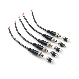 Enchufe macho DC5.5x2.5mm con manguito roscado para abrir cable con enchufe roscado hembra Kit <span class=keywords><strong>de</strong></span> cable <span class=keywords><strong>de</strong></span> alimentación - Product Image 1