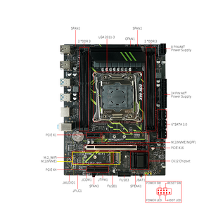 เมนบอร์ดเกมมิ่ง X99 XD3 Xeon LGA2011-3 รองรับซีพียู Xeon LGA2011-3 ชิปเซ็ต C612 สำหรับเดสก์ท็อป รองรับ DDR3 4 แชนแนล เหมาะสำหรับการใช้งานร่วมกันอย่างลงตัว - Product Image 2