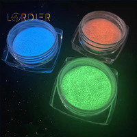 Grosses paillettes lumineuses pour ongles, paillettes scintillantes dans le noir, poudre noctilucente, poudre phosphorescente