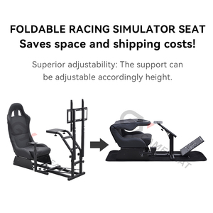 GY032-2 professionnel haute Performance Sim voiture course Cockpit simulateur de course support de siège <span class=keywords><strong>volant</strong></span> support et <span class=keywords><strong>chaise</strong></span> - Product Image 2