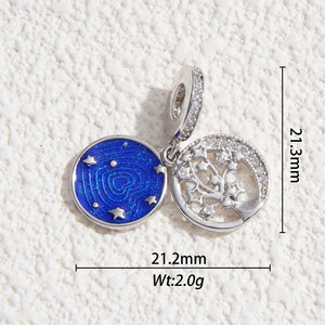 Copper Alloy Heart Charms Hollow Pendants For DIY Jewelry Making Unisex Accessories China Origin YT H271 - Product Image 3