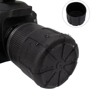Cheap Black Silicone Protective Lens-Cap, Universal Cover for Kinds of Models <b>Camera</b>, Stretch Fit, Element Proof - Product Image 6