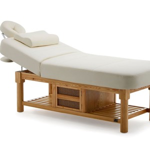 Table de massage pliante en bois au design moderne pour tatouage meubles de salon de repos pour cils et cils civières de spa table de salon esthétique - Product Image 3
