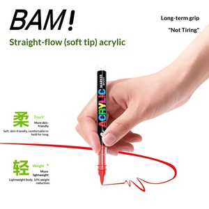 ปากกาอะคริลิคกวงหนา 8101 360 สี ปากกาหัวนิ่มแบบน้ำ สำหรับงาน DIY ระบายสีตัว วาดภาพ กราฟฟิตี พร้อมกล่องของขวัญแบบกำหนดเอง - Product Image 3