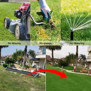 긴 수명 25mm 30mm 개 애완 동물 친화적 인 인공 잔디 2m x 25m 정원 발코니 테라스 용 내구성 인조 잔디 - Product Image 5