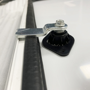 <span class=keywords><strong>Porte</strong></span> en alliage d'aluminium blanc avec fonctions de verrouillage et de ventilation pour camping-car, véhicule tout-terrain, rangement de bagages, comprend un butée de <span class=keywords><strong>porte</strong></span> - Product Image 2