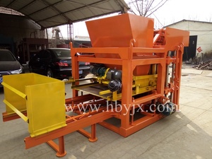 QTJ 4-28 distribusi bahan otomatis, mesin pembuat bata semen blok peletak beton Paving pasir berongga - Product Image 4