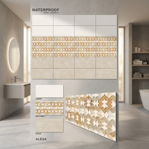 Carreaux de sol muraux en céramique, grès finition satinée moderne d'art frais 30x60cm 300x600mm Porcelaine émaillée pour hall extérieur salle de bain - Product Image 5