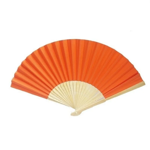 Hadiah Promosi DIY campuran warna kipas tangan dicetak Logo kustom kipas tangan tulang bambu hitam disesuaikan - Product Image 5